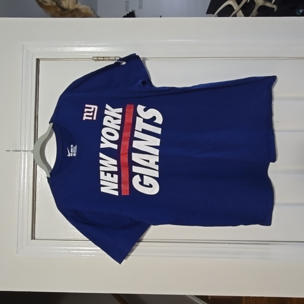 The Nike Tee NFL Team Apparel New York Giants Men’s Blue XL T-Shirt Football